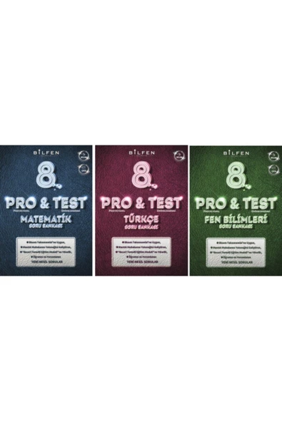 Bilfen Yayıncılık Protest 8. Sınıf Lgs Matematik Türkçe Fen Inkılap Din Ingilzice Soru Bankası Seti ürün görseli 1