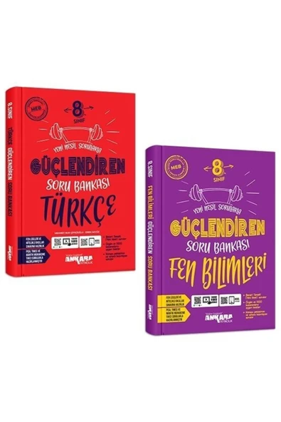 Ankara Yayıncılık Ankara 2025 8. Sınıf Türkçe Fen Bilimleri Güçlendiren Soru Bankası Seti ürün görseli 1