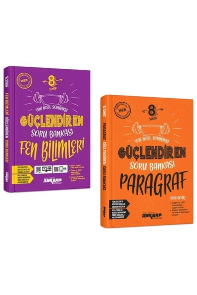 Ankara Yayıncılık Ankara 2025 8. Sınıf Paragraf Fen Bilimleri Güçlendiren Soru Seti 2 Kitap ürün görseli 1