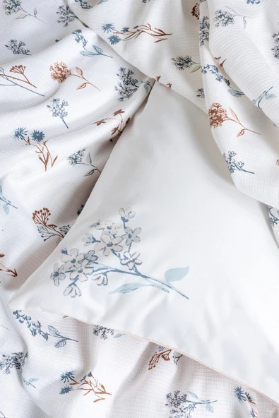 Cotton Box Estiva Tek Kişilik Pike Takımı Briar Somon - Resim 2