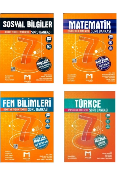 Mozaik Yayınları Mozaik 7.sınıf Soru Bankası Seti ürün görseli 1