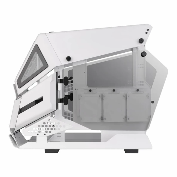 Thermaltake AH T200 USB 3.2 mATX Micro Tower Beyaz Kasa - Resim 7