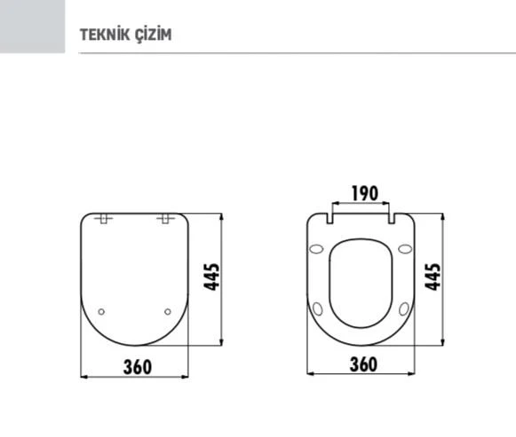 Creavit Selin Asma Klozet (SL320.00) + Tefen Klozet Kapağı (KC2201) 2'li Set - 5