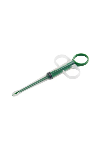 Buster Kedi Köpek Hap Yutturma Enjektörü. KRUUSE. Yeşil Renk. Kıskaç Uçlu Model - 5