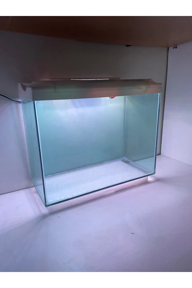 Çok Ledli Aydınlatmalı Balık,Karides Akvaryumu 35*25*15