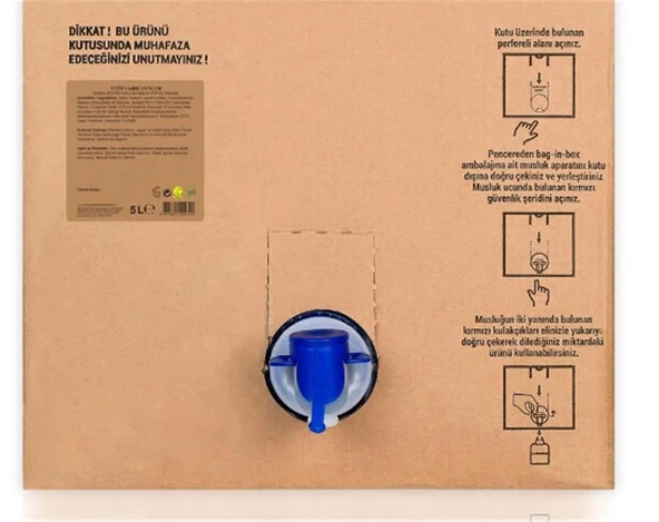 Eyüp Sabri Tuncer Zeytinyağlı Köpük Sabun 5lt Bag In Box Endüstriyel ürün görseli 1