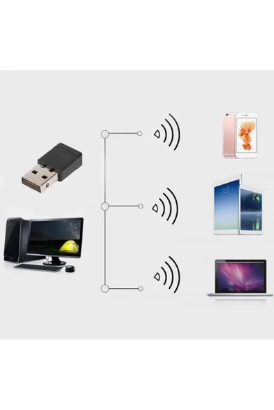 Plentiful Bluetooth V5.3 Usb Mini Bluetooth Adaptör Dongle 20mt Kablosuz Adaptör (ÇOKLU CİHAZ DESTEĞİ SAĞLAR) - 6