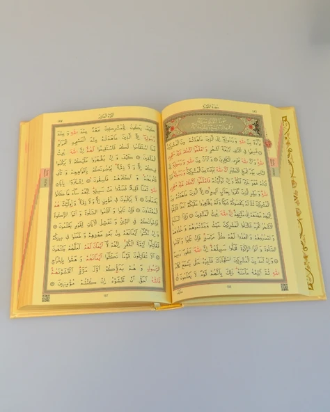 Termoderi Çanta Boy Kuran-ı Kerim – Bilgisayar Hatlı- Kolay Okunuşlu - Resim 9