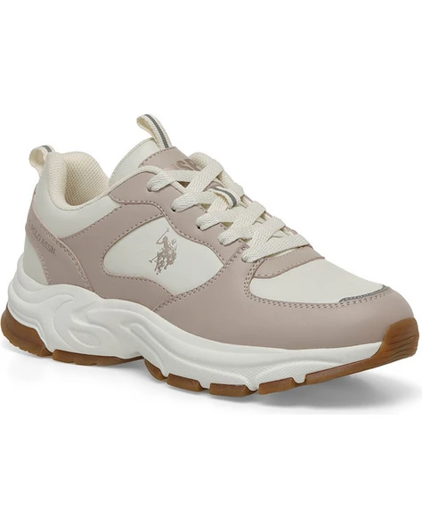 U.s. Polo Assn. Sorley 5Pr Kadın Bej (36-40) Sneaker Ayakkabı