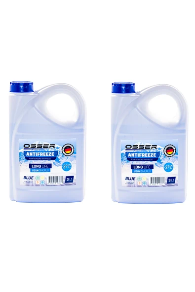 OSSER Antifriz 3 LT Mavi -37 Derece 2'Li Avantaj Paket (2024) ürün görseli