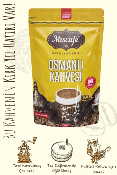 Osmanlı Kahvesi, Taş Değirmende Öğütülmüş, %100 Arabica, (200 GR.) - 3