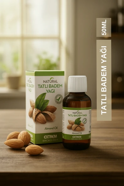 Natural Tatlı Badem Yağı 50 Ml - 1