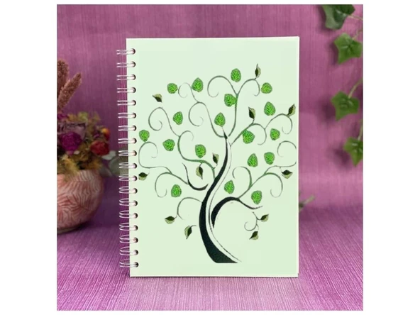 2 ADET DUVAR ÇIKARTMA STICKER DEKORATİF DUVAR KAĞIDI AĞAÇLI PVC 70X50X0,5CM - 3