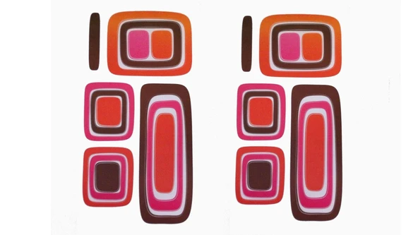 2 ADET DEFTER STİCKER,LAPTOP STİCKER KARELİ DESEN PVC 61X30X0,5CM - 2