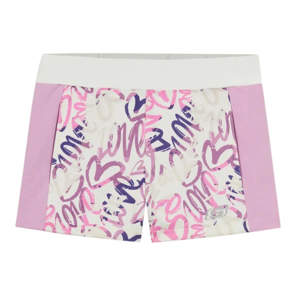 Kız Çocuk Beyaz Şort Sk241043-102 - Resim 7