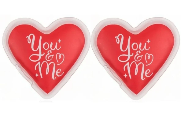 2 ADET KALPLİ MESAJLI CEP SOBASI,EL ISITICI,SICAK SU TORBASI PVC  9cm - Resim 2