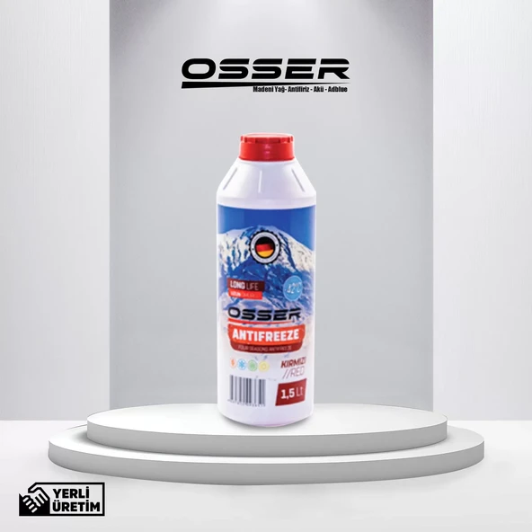 OSSER Antifriz 1,5 LT Kırmızı -42 Derece - Resim 2