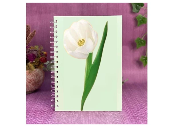 2 ADET DEFTER STİCKER,LAPTOP STİCKER ÇİÇEKLİ PVC 70X50X0,5CM - 3