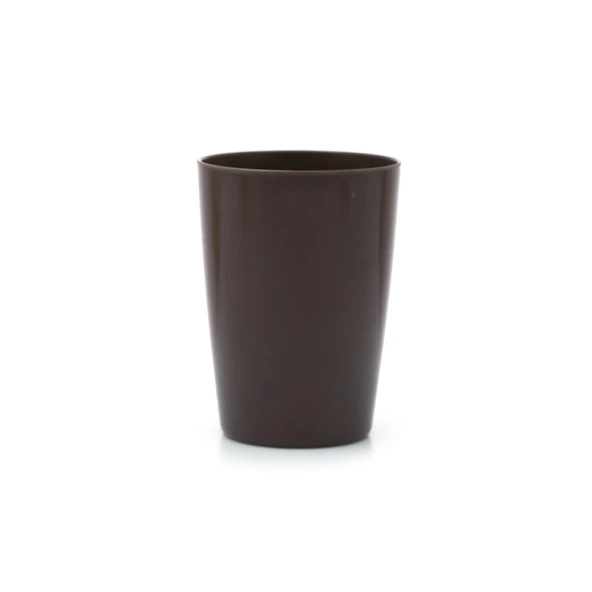 2 ADET KALEMLİK KAHVERENGİ MELAMİN OFİS GERECİ 8X8X11CM 320ML - 3