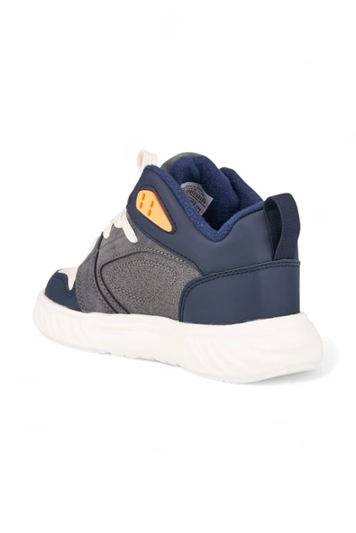 Unisex Çocuk Spor Ayakkabı Ortopedik Bağcıklı Cırtlı Desenli Kaymaz Taban Yürüyüş Sneaker 537 - 3