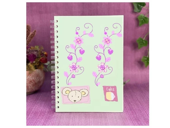 2 ADET DEFTER STİCKER,LAPTOP STİCKER ÇİÇEKLİ AĞAÇ DESENLİ PVC 70X50X0,5CM - 3