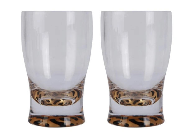 2 ADET KALEMLİK LEOPAR DESENLİ OFİS GERECİ 6X6X11CM 300ML - Resim 2