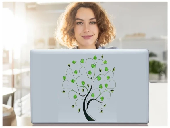 2 ADET DUVAR ÇIKARTMA STICKER DEKORATİF DUVAR KAĞIDI AĞAÇLI PVC 70X50X0,5CM