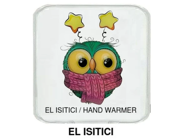 ATKILI BAYKUŞ CEP SOBASI,EL ISITICI,SICAK SU TORBASI PVC  10x9,5cm - 3