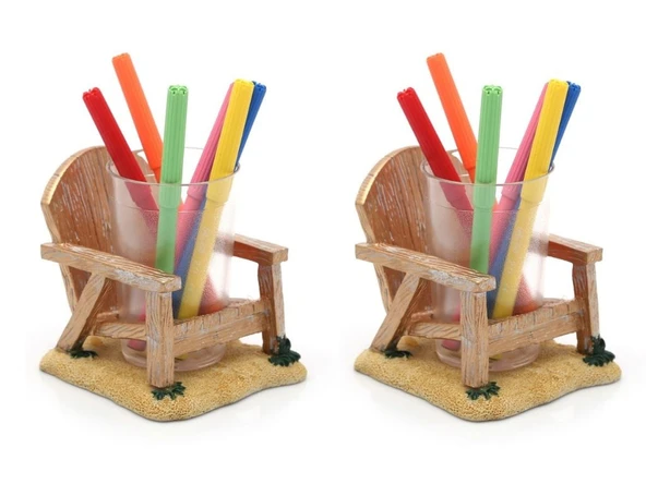 2 ADET KALEMLİK SANDALYE MODEL OFİS GERECİ 13X11X10CM 200ML