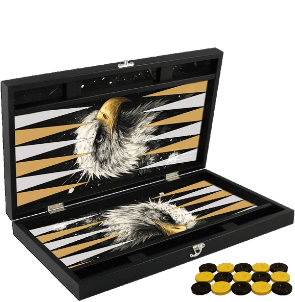 Özel Kartal Tasarımı Tavla ürün görseli