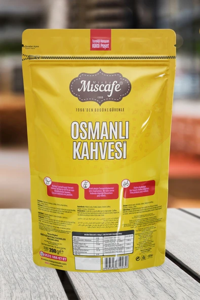 Osmanlı Kahvesi, Taş Değirmende Öğütülmüş, %100 Arabica, (200 GR.) - 2