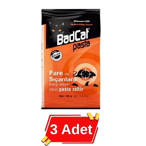 Badcat Fare Pastası 100 Gr x 3 Adet ürün görseli