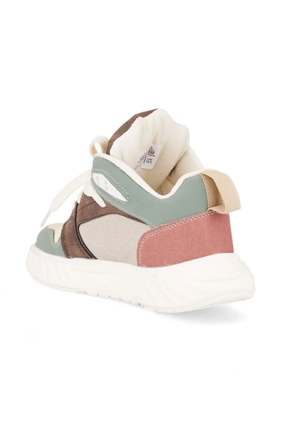 Unisex Çocuk Spor Ayakkabı Ortopedik Bağcıklı Cırtlı Desenli Kaymaz Taban Yürüyüş Sneaker 537 - 7