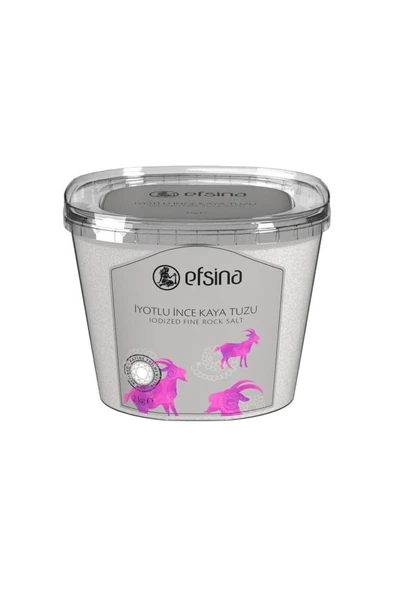 Efsina Iyotlu Ince Kaya Tuzu 2 kg - Resim 2