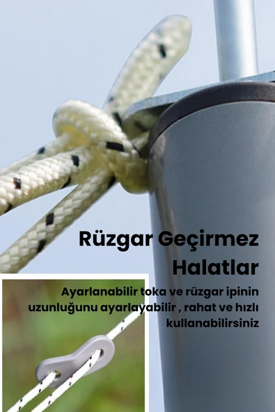 Yussraw Güneşlik Tente Plaj, Kamp Dayanıklı Oxfor Kumaş Su Geçirmez Gölgelik Çadır 600*300 Cm - 6