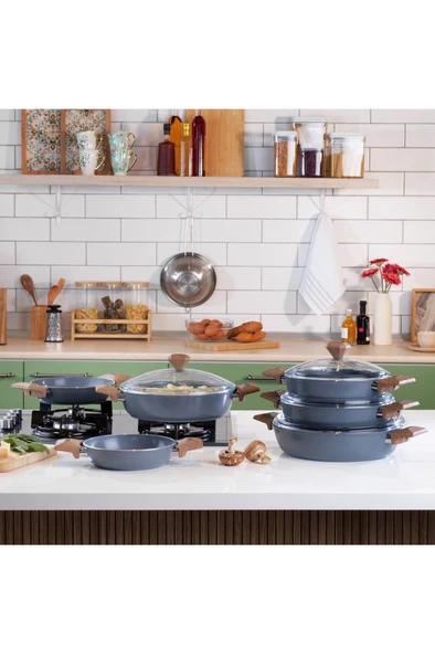 Fiesta Seramik Basık Tencere 24 Cm-Siyah ürün görseli