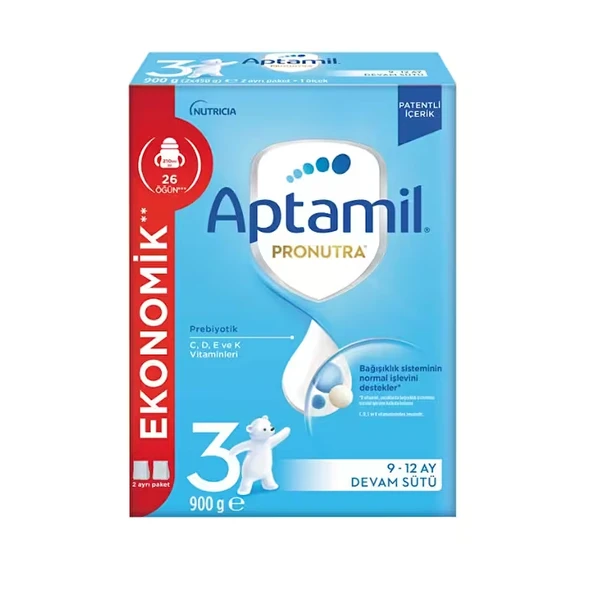 APTAMİL PRONUTRA 3 DEVAM SÜTÜ 900 GR 9-12 AY - 1