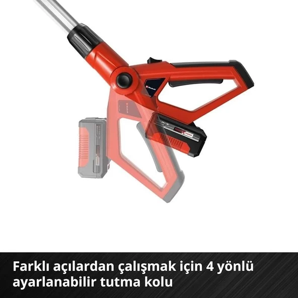 Einhell GE-HC 18 Li T Solo Akülü Yüksek Dal ve Çit Budama - Resim 6