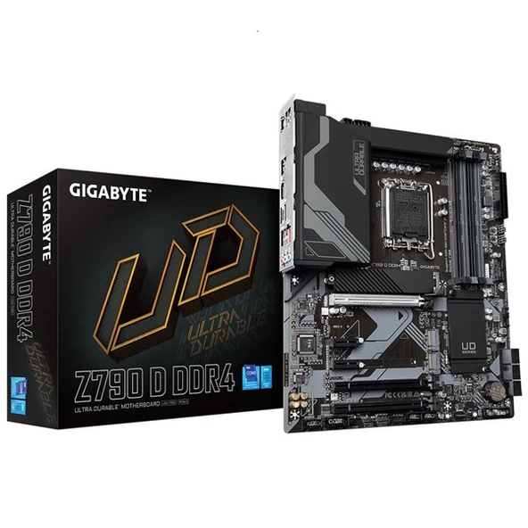 <![CDATA[GIGABYTE Z790 D DDR4 HDMI-DP TYPEC PCIE 4.0 1700P ATX]]> ürün görseli 1