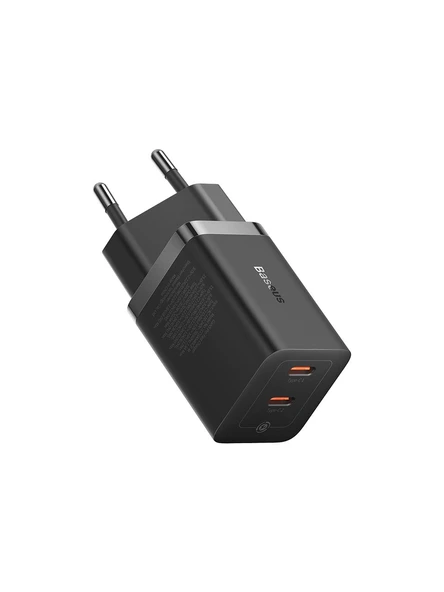 Baseus GaN5 Pro 40 W Siyah Hızlı Şarj Adaptörü - 4