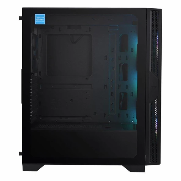 Thermaltake Versa T25 650W 80+ USB 3.2 ARGB ATX Mid Tower Siyah Kasa - Resim 5