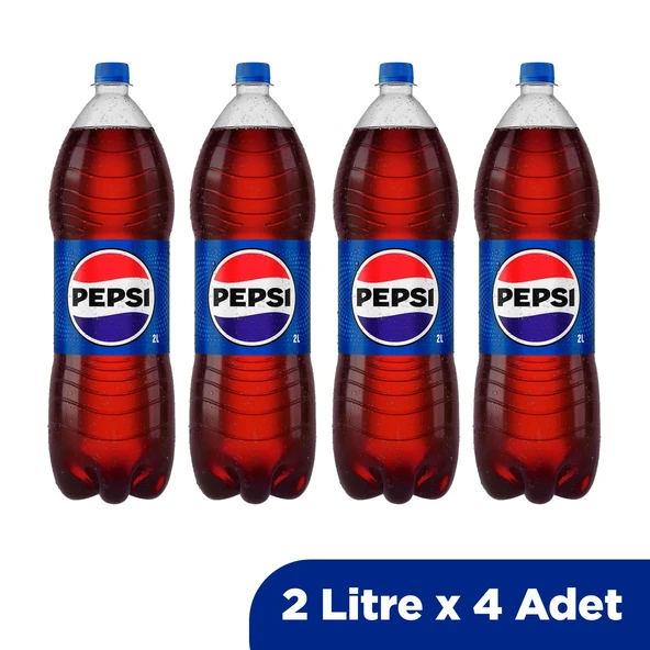 Pepsi Kola 2 Litre x 4 Adet ürün görseli 1