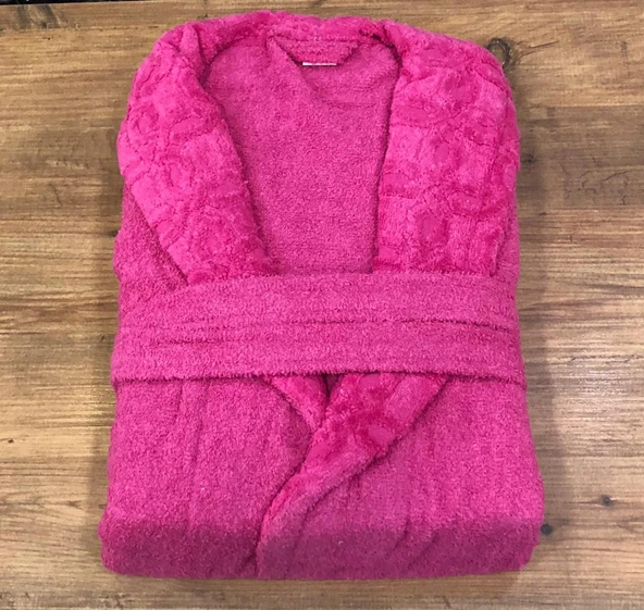 Royam Redline %100 Pamuklu Kısmi Kadife Tekli Bornoz - 9