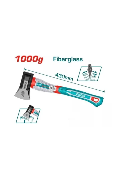 Fiberglas Saplı Yarma Balta 1000 Gr Yüksek Kalite NMS HIRDAVAT ürün görseli