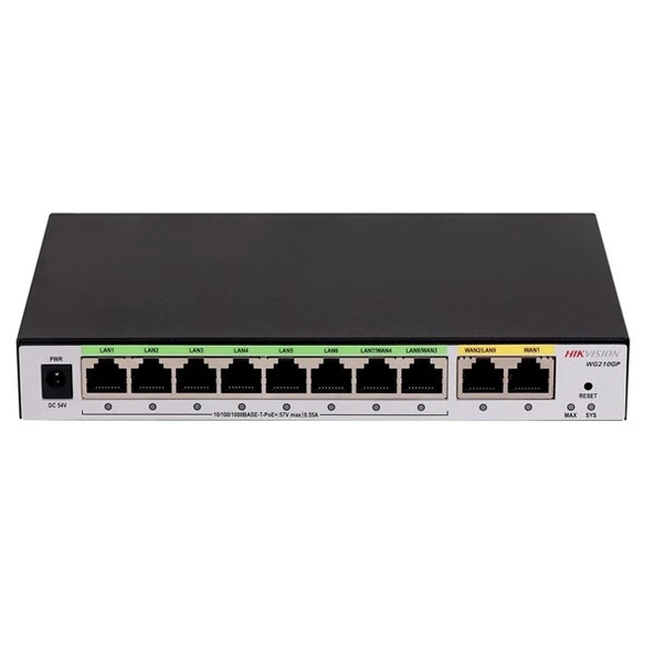 <![CDATA[HIKVISION 10port DS-3WG210GP-SI GIGABIT Router 250kullanıcıya kadar]]>