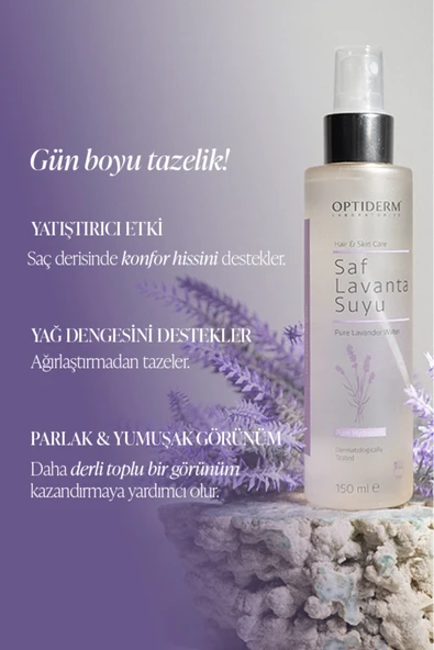 Lavanta Suyu Canlandırıcı ve Besleyici Tonik %100 Doğal ve Saf 150 ml - 3
