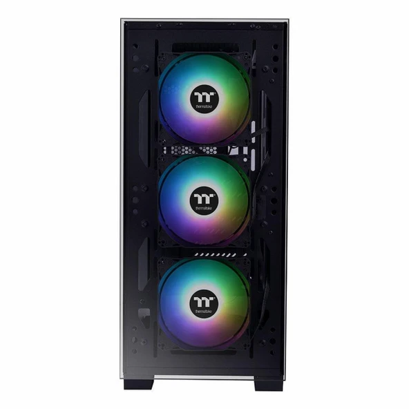 Thermaltake Versa T25 650W 80+ USB 3.2 ARGB ATX Mid Tower Siyah Kasa - Resim 2