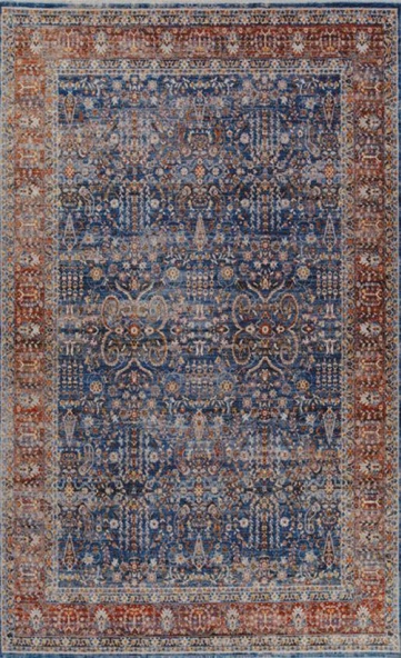 Gabardin Halı 7/24 Serisi 1154 Lacivert Salon Oturma Yatak Odası Halısı ürün görseli 1