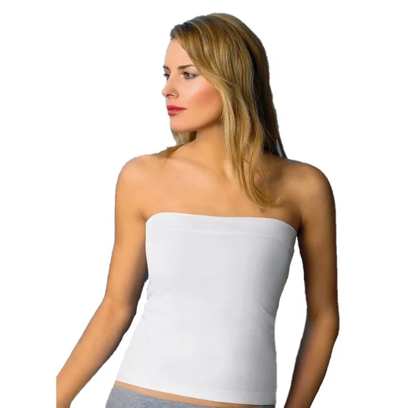 6 Adet Anıt Bayan Straplez Atlet Standart M Beden 2129 ürün görseli