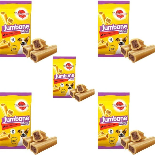 Pedigree Jumbone Mini Köpek Ödülü 160 Gr X 5 Adet ürün görseli 1